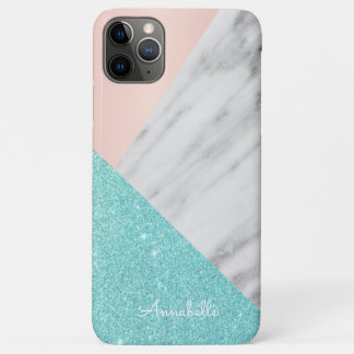 Pink and Blue Marble Theme iPhone 11 Pro Max Case