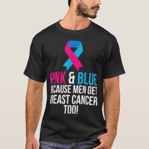 Pink And Blue Men Awareness T-Shirt
