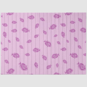 Pink and Blue Nautical Series Design 14 Tissue Paper