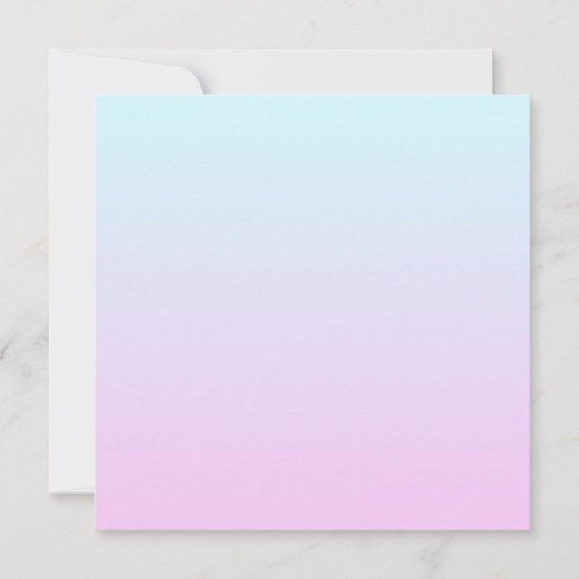 Pink and blue pastel gradient background (Front)