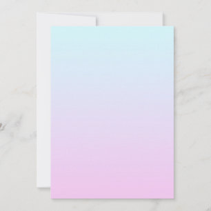 Pink and blue pastel gradient background invitation