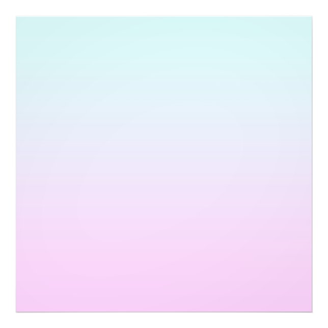 Pink and blue pastel gradient background photo print (Front)