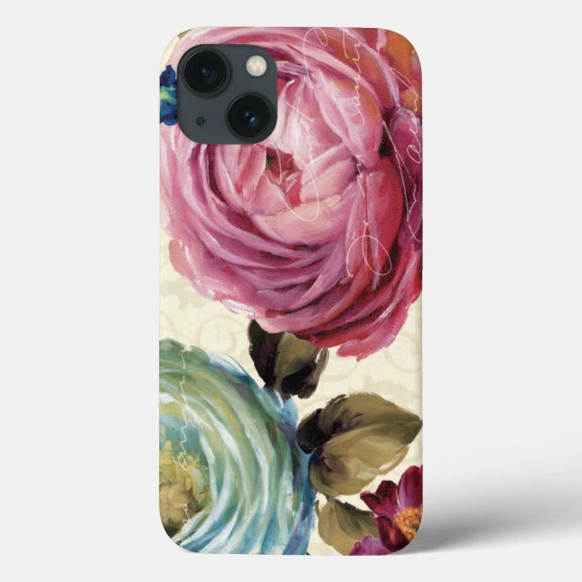 Pink and Blue Rose Case-Mate iPhone Case (Back)