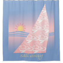 Pink and Blue Sail Away