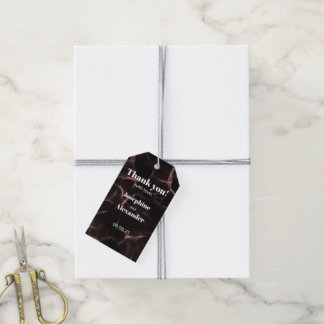 Pink and Blush Marbled Theme Gift Tags