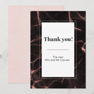 Pink and Blush Marbled Theme Invitation