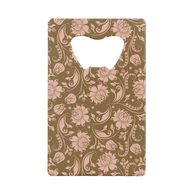 Pink and Brown Floral Pattern (Front)