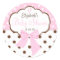 Pink and Brown Polka Dots-Baby Shower