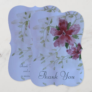 Pink And Burgundy Invitation