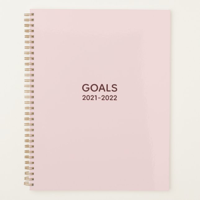 Pink and Burgundy Planner (Front)