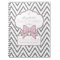 Pink and Chevron Baby Shower Guest Book-