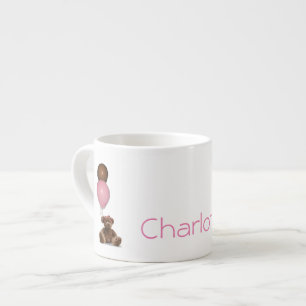 Pink and Chocolate Balloons Teddy Bears Baby Mug
