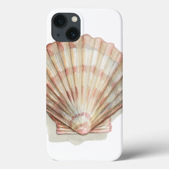 Pink and Cream Seashell Case-Mate iPhone Case (Back)