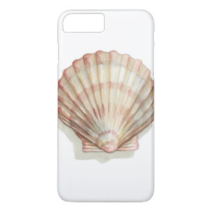 Pink and Cream Seashell iPhone 8 Plus/7 Plus Case