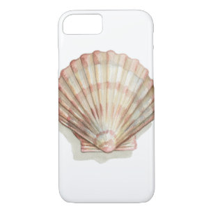 Pink and Cream Seashell iPhone 8/7 Case