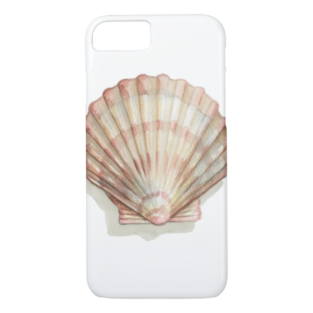 Pink and Cream Seashell Case-Mate iPhone Case (Back)