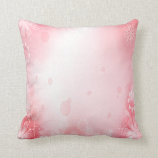 Pink and Floral Pillow