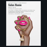 Pink and Gold Glam Chic Beauty Salon Opening Flyer<br><div class="desc">Glamorous gold and pink beauty salon grand opening invitation flyer designed to be quickly and easily customized to your event specifics. Typography fonts can be changed to suit your taste by clicking "Click to customize further" in "Personalize this template" and choosing from a wide range.</div>