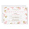 Pink and Gold Glitter Naming Ceremony Invites