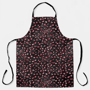 Pink and Gold Leopard Series Design 14 Apron