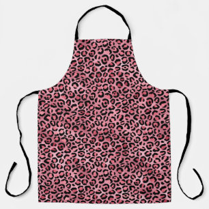 Pink and Gold Leopard Series Design 2  Apron