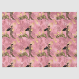 Pink and Gold Leopard Series Design 7 Tissue Paper