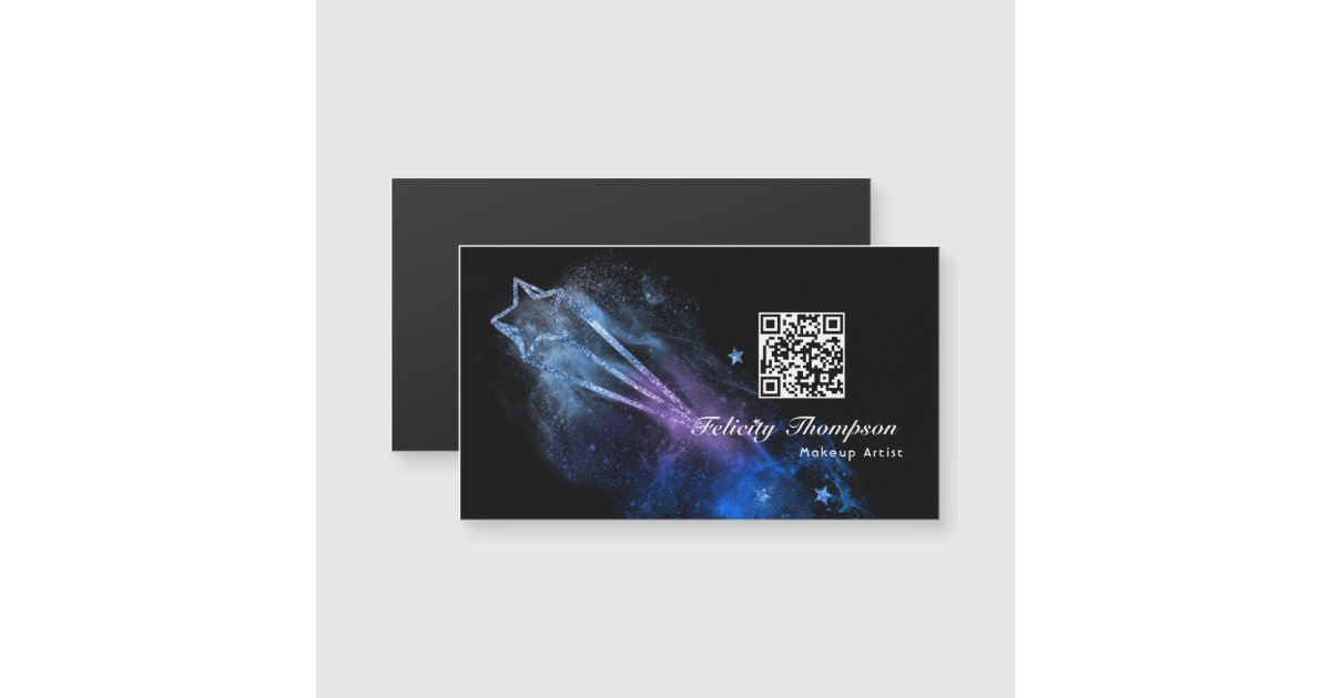 Pink and Gold Makeup Artist QR Code Zazzle