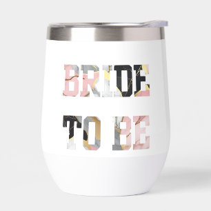 Pink and Gold Marble Bride to Be