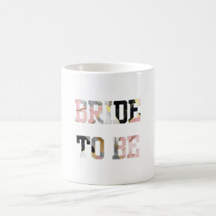 Pink and Gold Marble Bride to Be Coffee Mug