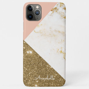 Pink and Gold Marble Theme iPhone 11 Pro Max Case