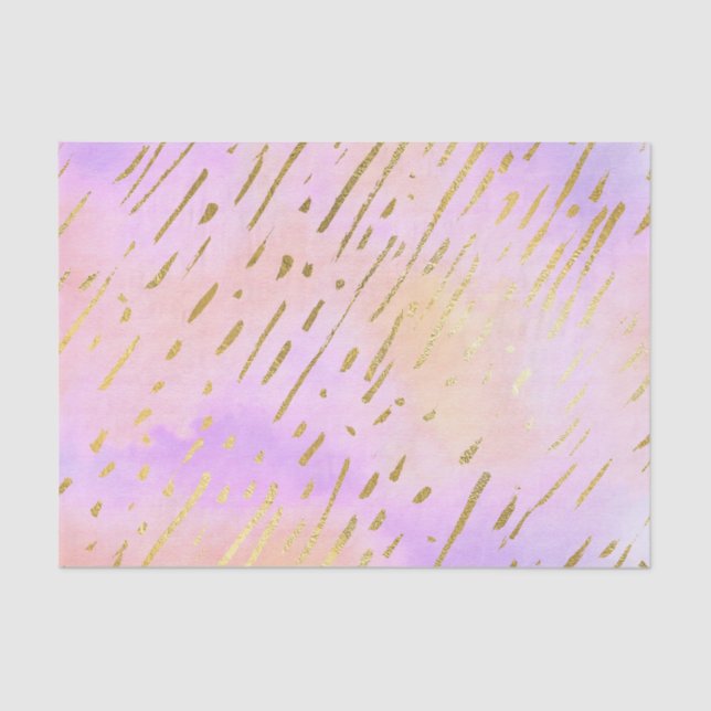 Pink and Gold Pretty Tissue Paper (Front)