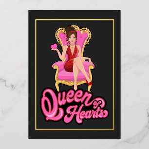 Pink and Gold Queen of Hearts Birthday Party