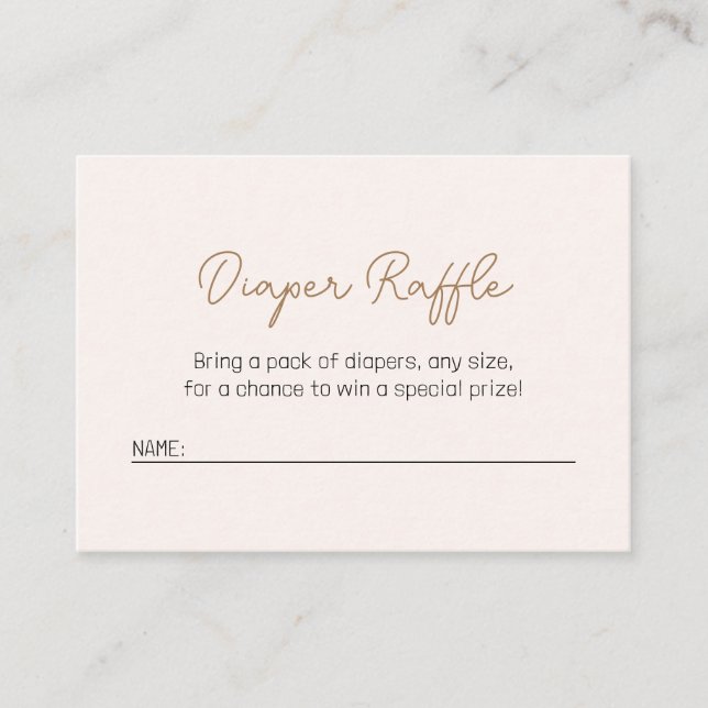 Pink and Gold Rainbow Minimalist Baby Shower Enclosure Card (Front)