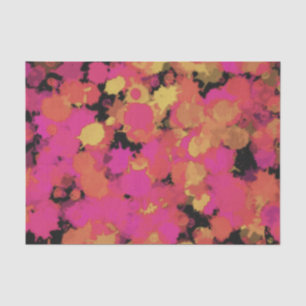 Pink and Gold Spatters Tissue Paper