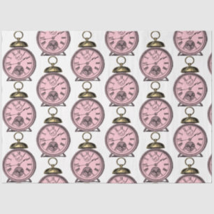 Pink and Gold Steampunk Series Design 34 Tissue Paper