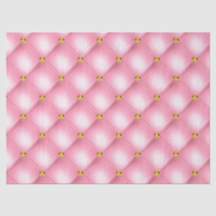 Pink and Gold Tufted Tissue Paper