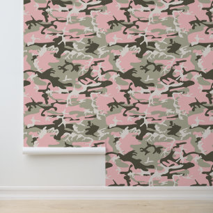 Pink and Green Camouflage, Military, Army Wallpaper
