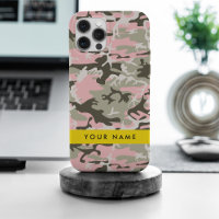 Pink and Green Camouflage Your name Personalise