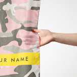 Pink and Green Camouflage Your name Personalise Scarf<br><div class="desc">Elegant,  stylish and sophisticated camouflage pattern in pink and green colour. Modern and trendy gift,  perfect for the military lover in your life. Personalise by adding your name,  nickname,  monogram or initials.</div>