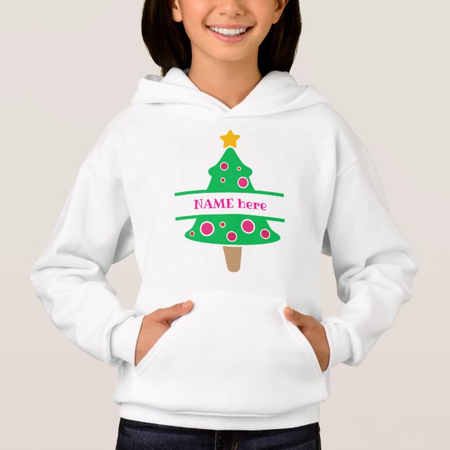  Pink And Green Christmas Tree (Front)