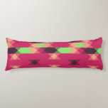 pink and green geometric body cushion<br><div class="desc">pink and green geometric</div>