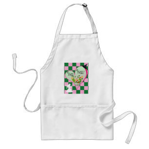 Pink and Green Kitchen Apron 