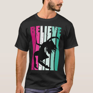 Pink And Green Motivational Girls Dance Believe Cu T-Shirt