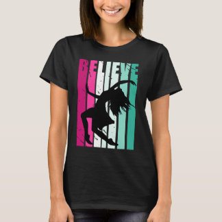 Pink And Green Motivational Girls Dance Believe Cu T-Shirt
