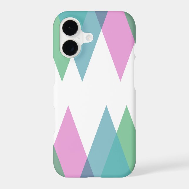 Pink and green triangles (Back)