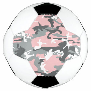Pink and Grey Camouflage, Military, Army Football