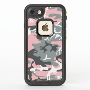 Pink and Grey Camouflage, Military, Army