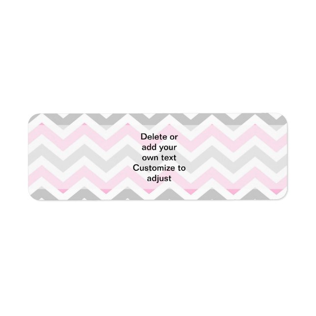 Pink and grey chevron (Front)