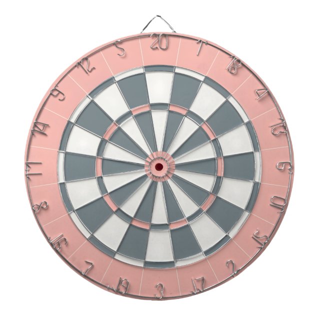 Pink and Grey Dartboard (Front)