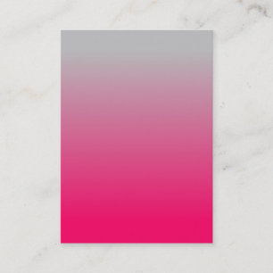 Pink and Grey Gradient Business Card